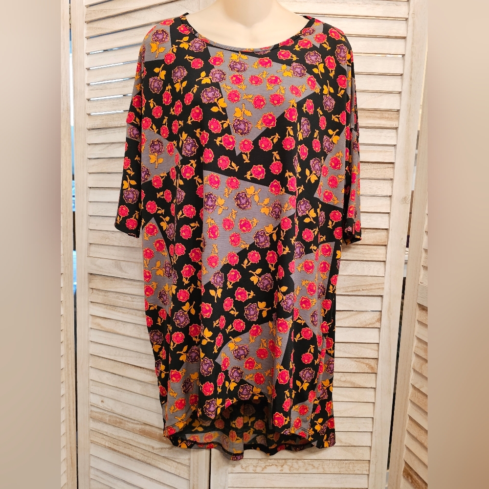 LuLaRoe Women's Oversized Tunic Shirt Top sz M
